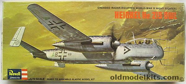 Revell 1/72 TWO Heinkel He-219 Owl - Hans-Joachim Jabs / NJG-1 - BAGGED, H112 plastic model kit